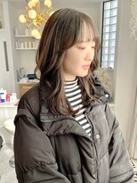 ラフ(laugh)&nbsp;レイヤーカット×くすみブラウン