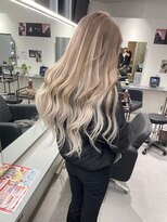 キング 枚方店(K!ng)&nbsp;縮毛矯正髪質改善ハイライトレイヤーカット枚方美容室エクステ