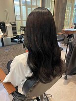 ダブル(W)&nbsp;韓国スタイル/黒髪ロング/ロングウェーブ