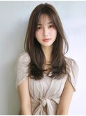☆ホワイトグレージュミニウルフデジタルパーマチェリーブラウン