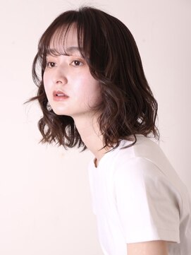 ヨファ ヘアー 芦屋店(YOFA hair) 似合わせカット20代30代40代50代レイヤーカットミディアム0501