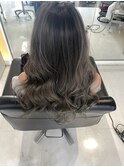 グレージュ/バレイヤージュ
