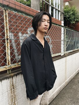 レガシーヘアーデザイン(Legacy hair design) Kazu × 大人ヘア ウルフ ストレート　縮毛矯正