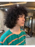 海外風ハードパーマアフロパーマボブパーマくるくるパーマ
