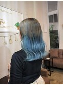 ブルーグラデーション