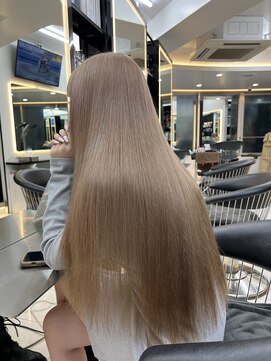 ラピス 渋谷本店(Lapis) ミルクティーベージュ/ブリーチカラー/髪質改善/ギャル