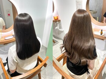 イニオイラボトリル(inioiLab to lil)の写真/お気に入りの香りに包まれながらダメージを補修◇ずっと触っていたくなる美髪へー