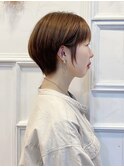 アイロン・ブラシ未使用！ハンドドライのみで完成の大人ショート