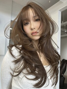 バベル アット フルリール 甲子園口(BABEL at fleurir) ロングハイレイヤー/バタフライレイヤー/ハッシュカット