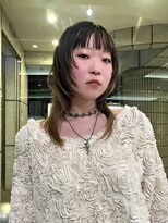 ダブ アオヤマ(DaB AOYAMA)&nbsp;マッシュウルフカット顔まわりレイヤー顔まわりカット