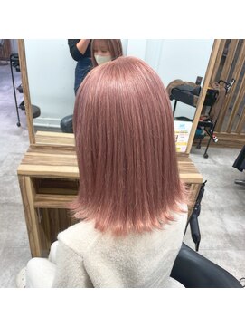 ラッシュヘアエン(Rush hair en) ブロンド/カラー/ブリーチ/倉敷/ワンホンヘア/ボブ