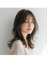 コトンアトリエ 人形町(COTON atelier)&nbsp;ミルクティーブロンド/ダークブルー/デジタルパーマ/人形町