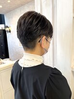 キャアリー(Caary) 福山美容室Caaryベリーショート刈り上げ女子ショートカット30代
