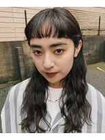 マイルス(MILES)&nbsp;ワイドバング×ウェーブパーマ