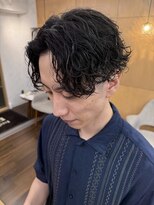 ヘアースペースブルーム プリュス 石橋店(HAIR SPACE BLOOM plus) 石橋阪大前/メンズパーマ/シャドウスパイラルパーマ/ケアパーマ