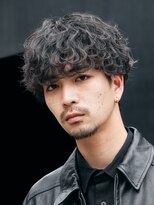 フィフス 大分(fifth)&nbsp;大分波巻きスパイラルパーマメンズカットラウンドマッシュゆるめ