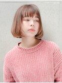 あごライン重めボブならリリアン青山☆