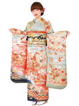 ゲッカビジン(GEKKABIJIN) レンタル振袖FS-37 34000円《東京着物レンタル/六本木月下美人》