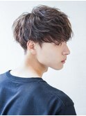 【AKROS】刈り上げマッシュ スパイラルパーマ