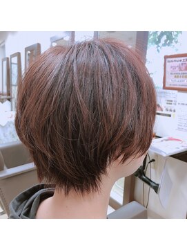 エムコレクション 丸亀店 レイヤーショート/ニュアンスカラー/アースカラー◎30代40代