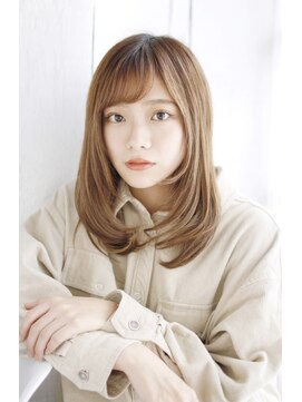 シュシュット(chouchoute) 吉祥寺3分/ウォーターフォール毛先パーマ黒髪ことりベージュ/106