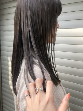 ロイジー(roijir) 【roijir 表参道】ダークグレー×シースルーバング