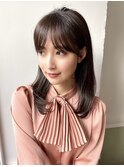 20代30代大人かわいいナチュラルストレート（徳永　りえこ）
