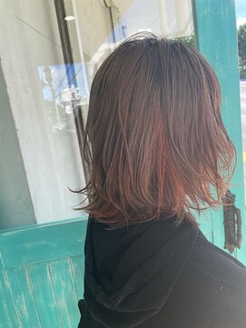 シュシュ ルノン(chou-chou lu non) オレンジインナーカラー