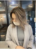 【lapis名古屋】　Balayage ～White gray～
