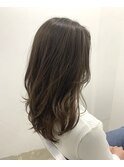 ナチュラルハイライトセミロング 【千歳烏山 BROOK】