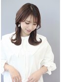 ダークグレージュ/くびれミディアム