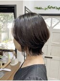【イヤリングカラー】伸ばしかけでも可愛くレイヤーボブ♪