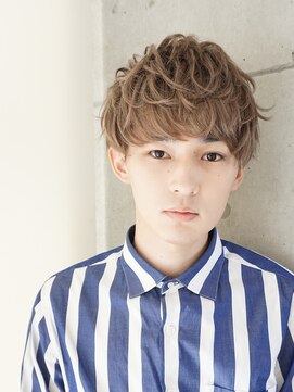 マイロ(mailo) 【mailo】モテ髪+ベージュ系カラー+マッシュパーマ