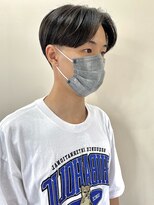 ストレートタッチセンターパート　トランクス