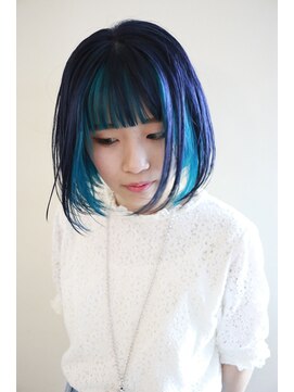 シキ(SHIKI) two-tone blue