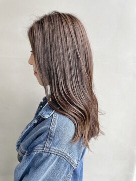 ヘアー アイス 御器所本店(HAIR ICI) 20代30代イルミナカラーベージュアッシュベージュグレージュ