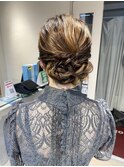 ＊華やかシニヨンヘア＊