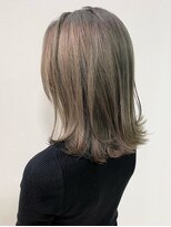 ナンバー(number+)&nbsp;透明感カラー★ダブルカラーブリーチミルクティーベージュ