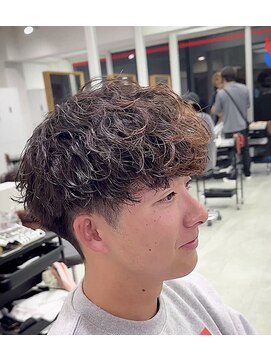 オーシャントーキョーウエスト 心斎橋 (OCEAN TOKYO WEST) 波巻きパーマメンズツイストスパイラルパーマツーブロック