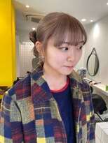 シイ(SIE)&nbsp;ミルクティーベージュ アレンジヘア