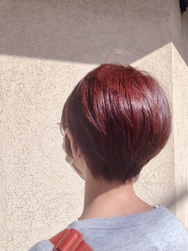 ローレン(LOREM) こっくりカラー/赤みブラウン/ハンサムショート/大人ショート/冬