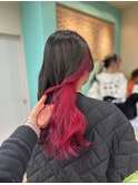 インナーカラーピンク