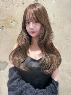 リリー(Lilley) ブラウンカラー×韓国ヘア×顔まわり