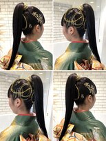 トルネード(TORNADO) 成人式ヘア卒業式ヘア振袖ヘア袴ヘア金箔ラメジェルK20240424