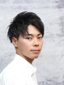 エース 中野(Ace) 爽やかツーブロックアップバング<理容室><MEN'S/中野/バーバー>