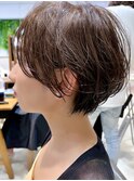 20代30代40代50代大人ナチュラルレイヤーショートボブv