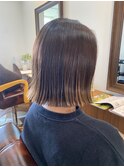 ぱっつんボブ