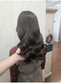 コテ巻き風パーマ