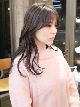 オルセン(OLSEN) ブリーチなし/オリーブ/ベージュ/透明感/透け感/20代/30代