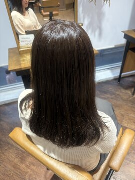 アヴァンスアンス 広島袋町店(AVANCE.ens) オリーブベージュカラー